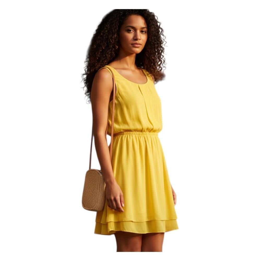 VIVACE DESIGN YELLOW DRESS SZ.S GUC.